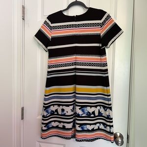 Geometric floral dress